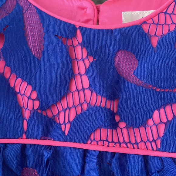 MILLY MINIS - Girls Lace Overlay Formal Dress - size 5 - Picture 3 of 6